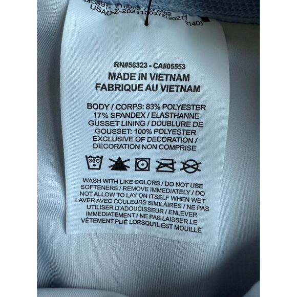 NWT Nike Girls' (Kids) Blue Multi Dri-Fit One Biker Shorts Size Large - Picture 4 of 5